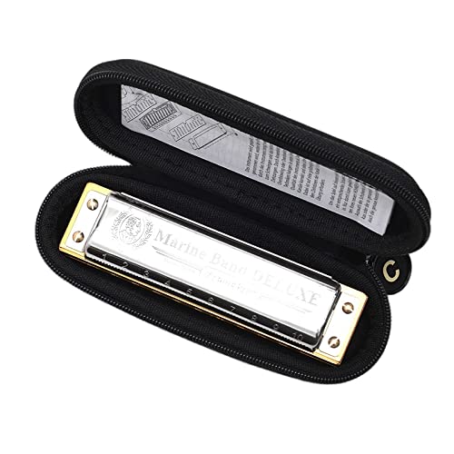 Harmonica Ocean Band Deluxe diatonic 10 orifices orgue à bec C – key Blues harpe Pearl Comb instruments - Les Beatles, Paul McCartney, John Lennon, RIngo Starr, George Harrison Harmonica Ocean Band Deluxe diatonic 10 orifices orgue à bec C - key Blues harpe Pearl Comb instruments – Image 7