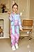 Arshiner Girl's Clothing Sets Tie Dye Twist Front Sweatshirt and Sweatpants Kids Sweatsuits Jogger set 9-10 Years