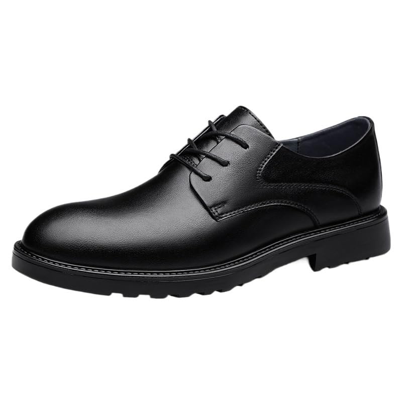 Mens Formal Oxford Shoes Lace Up Prom Wedding Tuxedo Low Top Shoe Leather Business Brogue2