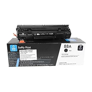 Softly Print 88A CC388A Laserjet Toner Cartridge for HP Laserjet Printer M1136, MFP, P1007, P1106, P1108, P1008, M1213nf…