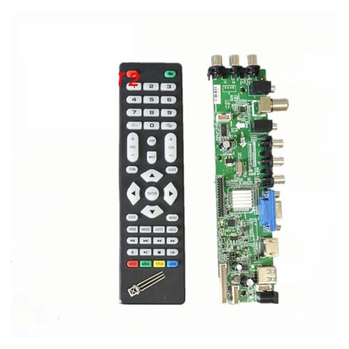 Yhytgbhk Carte Pilote LCD Universelle DS.D3663LUA.A81.2.PA V56 V59, Compatible DVB-T2, Carte TV Universelle 3663