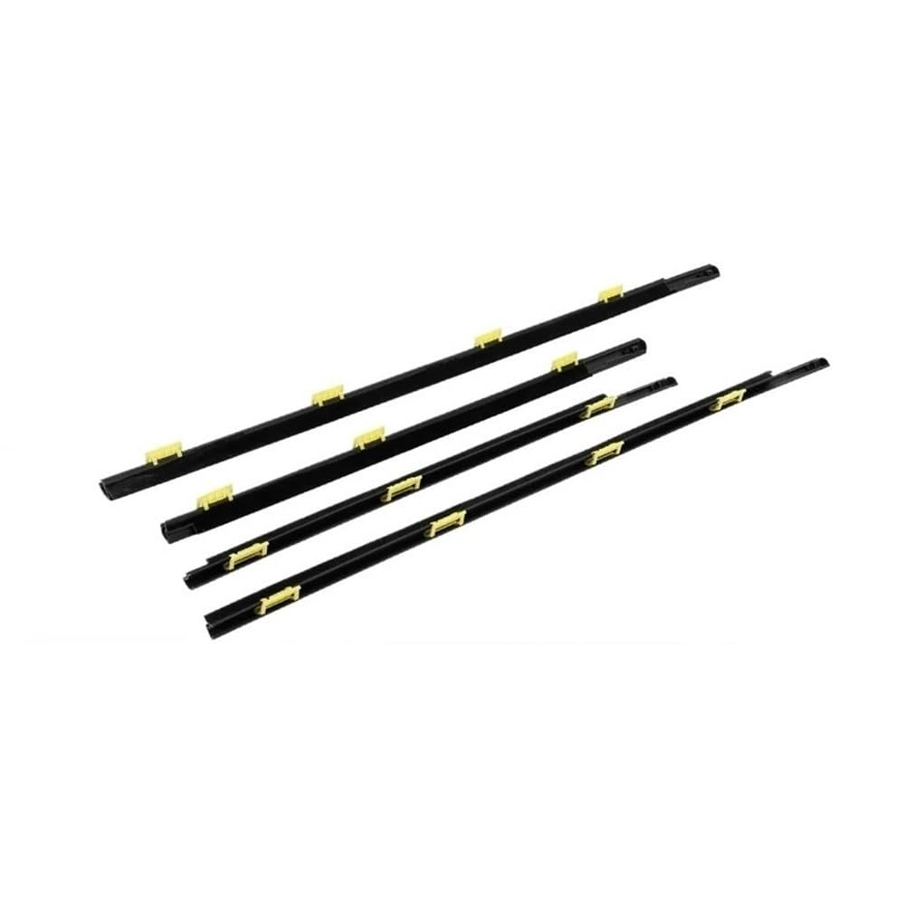 Xmsbcbcz 2002-2006 Sealing Strip 4Pcs Window Rubber Trim For Honda For Crv 2002‑2006 Weatherstrip Seal Strips Glass Moulding 72450Scae01