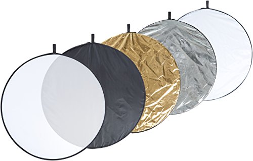 Image of AmazonBasics 43-Inch 5-1 Collapsible Multi-Disc Light Reflector with Bag