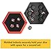 Spin Master Games, Campaign Dice, Premium Dice to Go, Set of Polyhedron Dice for RPG & Board Games, Storage Case, DND Dungeons and Dragons, MTG Magic The Gathering, for Ages 8 & Up