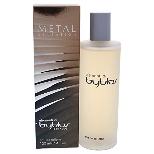 Byblos Elementi Di Metal Sensation parfum prestigieux en spray 4 oz pour homme sophistiqué