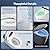 CRESTLE Smart Toilet with Bidet Built-in | ECO Mode | Auto Open Lid | Auto & Backup Flush | Instant Warm Wash & Dryer | Night Light | Elongated Heated Seat | MaP 1000g Powerful Flush