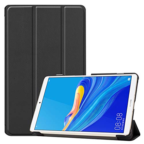 Étui Huawei MediaPad M6 8.4 en cuir PU avec motif coloré horizontal et clapet intelligent