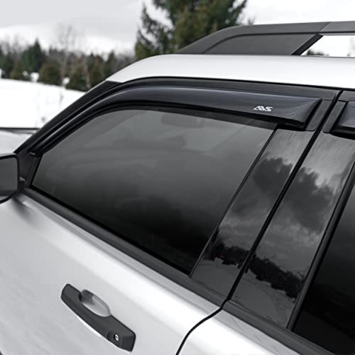 Auto Ventshade [Avs] Outside Mount Ventvisor | 1999 - 2004 Chevrolet Tracker, 1999 - 2005 Suzuki Grand Vitara/Vitara (4 - Door)- Smoke, 4 Pc. | 94321 #TOP5