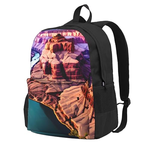 Sac à dos grande capacité de randonnée imperméable et robuste en toile haute densité