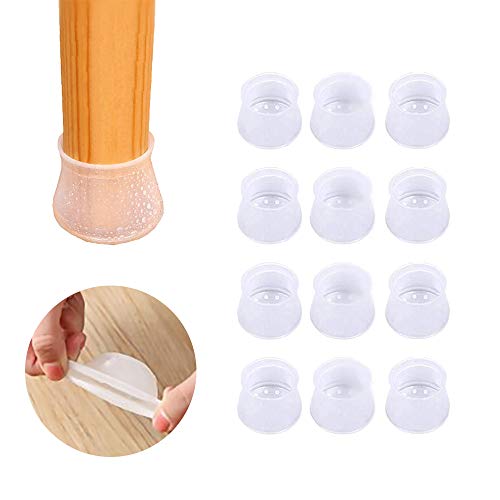 Nasjac 40PCS Muebles Funda de protección de Silicona Silla Redonda y Cuadrada...