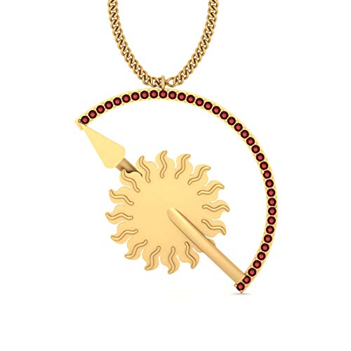 Joyería GOT: colgante para mujer y hombre de la Casa Martell en oro amarillo y plata