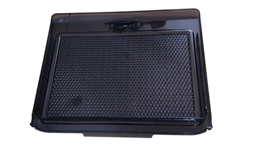 Image of Crisper Cover Vegetable Basket Cover Suitable for Whirlpool 308 L 3 Star IntelliFresh Inverter Frost Free Double Door (IF INV ELT DF355 TITAN STEEL(3S)-TL Crisper Glass Lid Tray