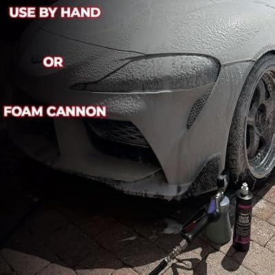 Jescar Auto Wash Shampoo - 32oz - PH-neutral car wash soap for ultimate paint protection, Use in Foam Cannon, foam Guns, 5 Gallon Bucket. Safe for Cars, Trucks, Motorcycles, RVs & More.