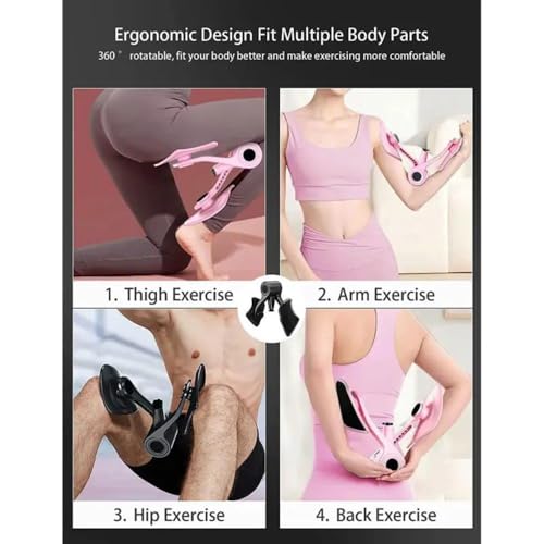 Image of Gopendra Hip & Pelvis Trainer | Thigh Master and Inner Thigh Exercise Equipment | Pelvic Floor Exerciser Device | Training Tool | for Home, Gym, Fitness, Workout | for Men & Women (Grey Upgrade Tool)