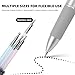 5-in-1 Nail Dotting Pen, Ballpoint Design Professional Manicure Tools with Sizes Marking and Pressing Head for Dotting Rhinestones Chrome Powder Applicator for DIY and Salon