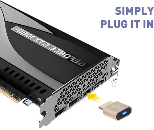 DooBuy 4K HDMI Dummy, HDMI Adapter Plug Virtual Monitor Display Emulator, Headless Display Adapter Supports up to 3840x2160@60Hz, 1080@120Hz DVI... - Image 3