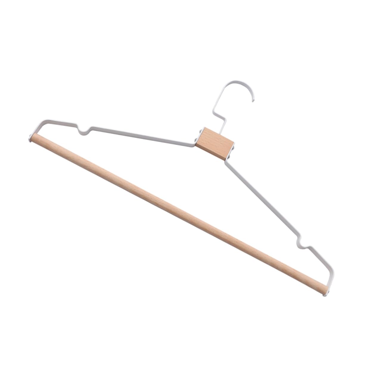 Zerodeko Artefacto de Percha de Ropa Moderno Antideslizante Hogar Infantil Perchas Engrosadas de Madera y Metal para Colgador de Ropa y Perchero