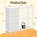 Metal Stuffed Animal Storage Organizer with 3 Fabric Drawers, 28