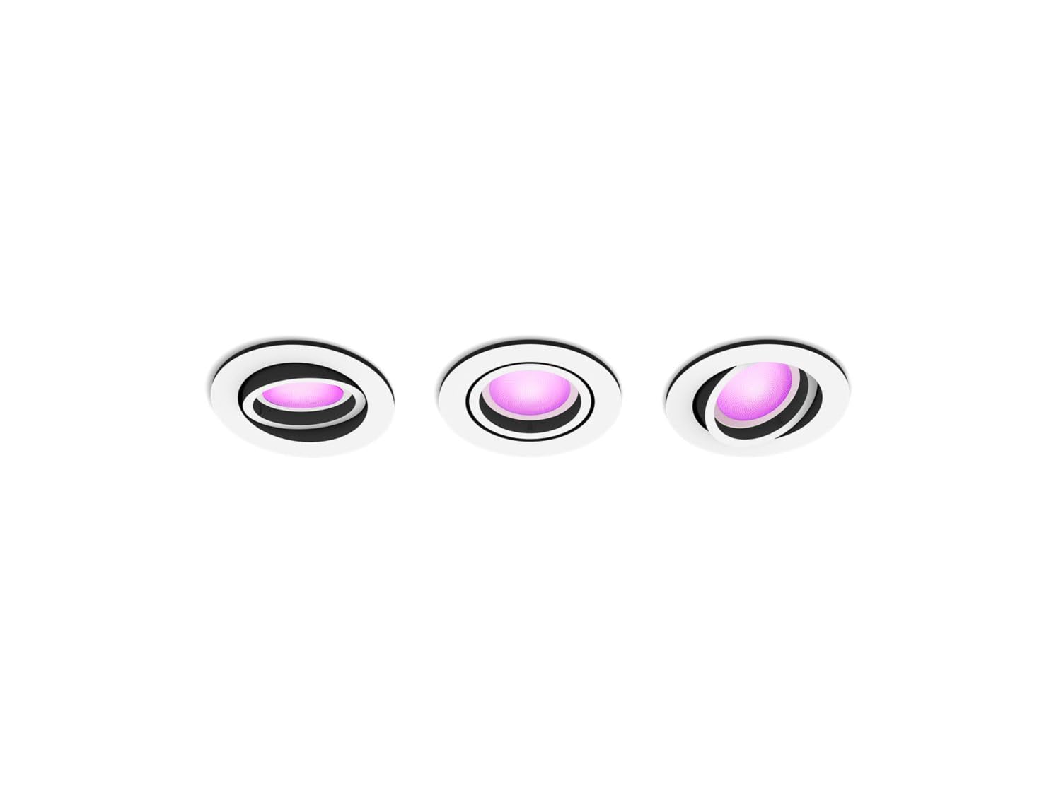Philips Hue White & Colour Ambiance 3-Pack Centura Recessed Spotlight