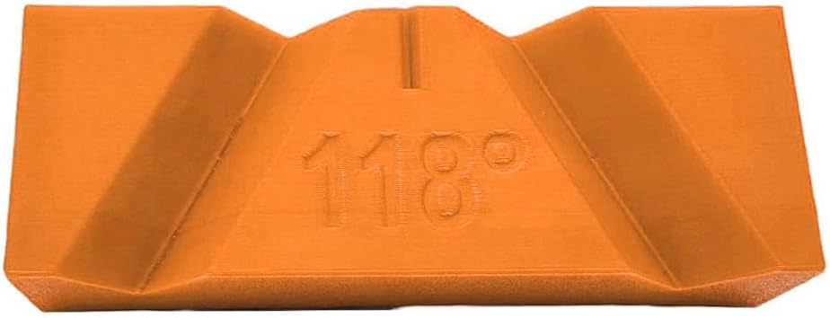 Drill Bit Sharpening Guide Jig Manual Grinder Tool for Bench Grinder 118° and 135° Angle Restoration for Precision Sharpener Jig for Power Tools Workshop Equipment(Orange 118°)