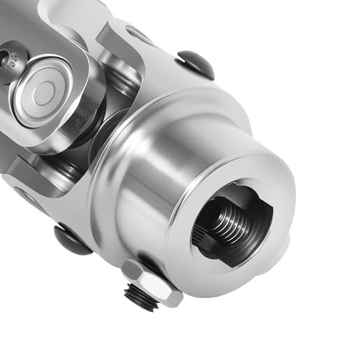 Image of 3 /4 inch DD X 1 inch DD Stainless Steel Steering U Joint, Universal Joint Single Steering Column Shaft U Joint,Total Length:83mm (3-1 /4 inch)