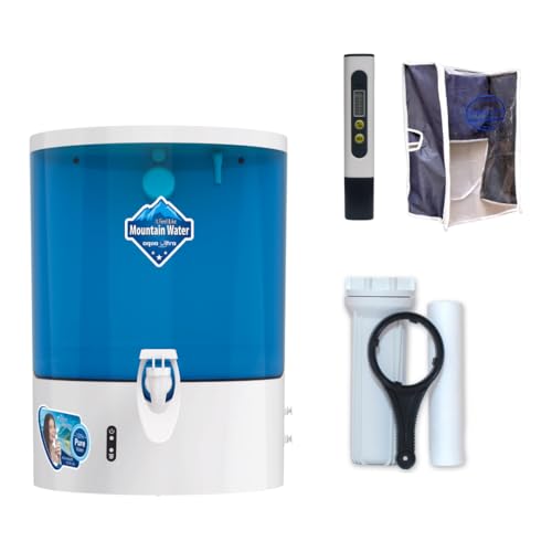 Image of AQUAULTRA Copper +Zinc+ Alkaline 9-L Ro+Uv Best Purifier For Home (Blue (TDS +COVER))