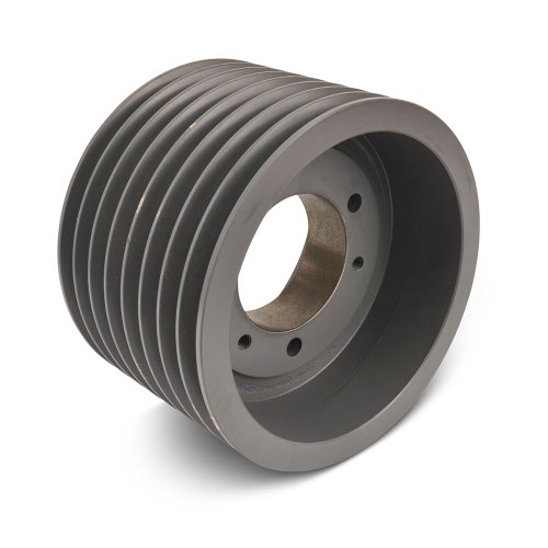 TB Woods 548B Classical V-Belt Sheave, B Belt Section, 8 Grooves, SK Bushing required, Cast Iron, 5.75