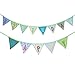 Produktbild Knowing Happy Birthday Banner, Wimpel Girlande, Stoff Bunting Banner, für Kinder Geburtstag Party Dekoration (Grün)