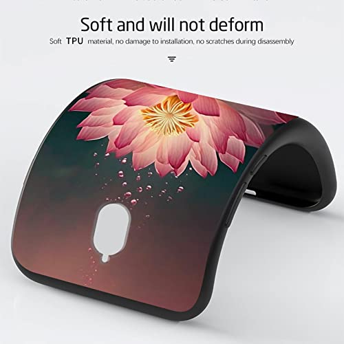 Image of for BLU View 2 /B130DL Soft TPU Case, Slim Fit BLU View 2 Case, Anti Scratch Non-Slip Full Body Protective Shockproof Cover for BLU View 2(5.5 inch 2020), Pink Lotus