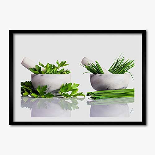 Cadre en bois moderne 70x50 cm Tulup pour habiller un mur vide avec une peinture zioła