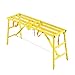 Platforma robocza składany podnoszący pogrubiony przenośny stołek dekoracyjny wykrojony ściana konstrukcja platforma stołek drabinka wewnętrzna (kolor: żółty, rozmiar: 180 * 30 * 75-124 cm)