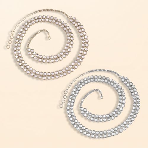 Image of Peora Traditional Ethnic Kundan Pearl Traditional Jewellery Set Gift for Women