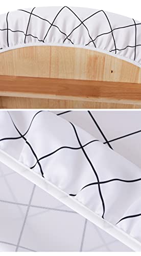 Nappe ronde extensible 140cm en polyester blanc imperméable UTR20018White