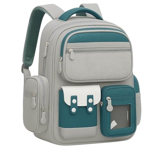 Mochila Infantil menino e menina, escolar com grande capaciade, super reforçada e ortopédica(Cinza)