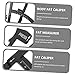Healeved Handheld Caliper Set Skinfold Calipers Measurement Device for Ages Tool