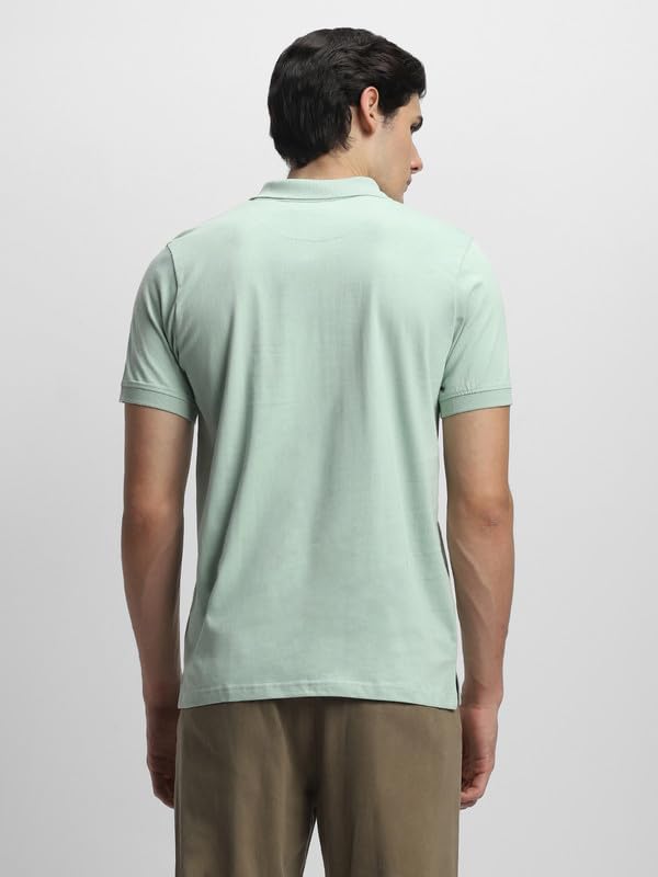 Image of Dennis Lingo Men's Cotton Polo Neck Tshirt, Regular Fit Half Sleeve