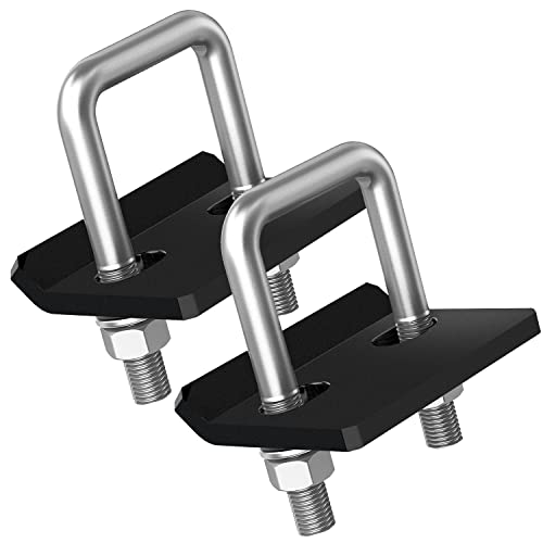 Bentolin Anti-Rattle Stabilizer Hitch Tightener for 1.25 inch and 2 inch Hitches Corrosion Resistant Heavy Lock Down Tow Clamp (2-Pcs)