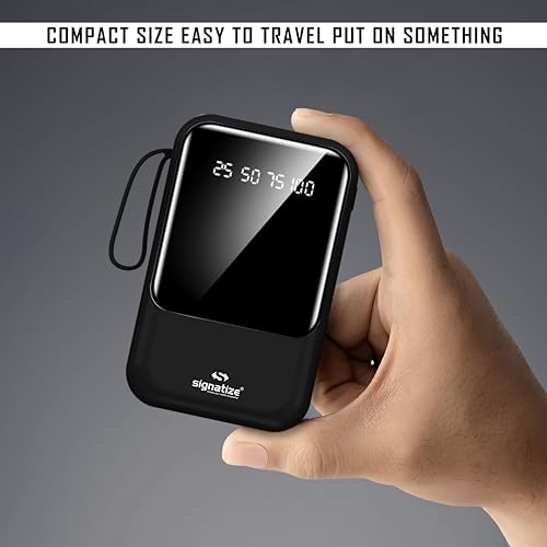Image of 10000mAh Power Bank, 22W Fast Charging, LED Display, Multiple USB Ports, Smart Chip Technology (Black)