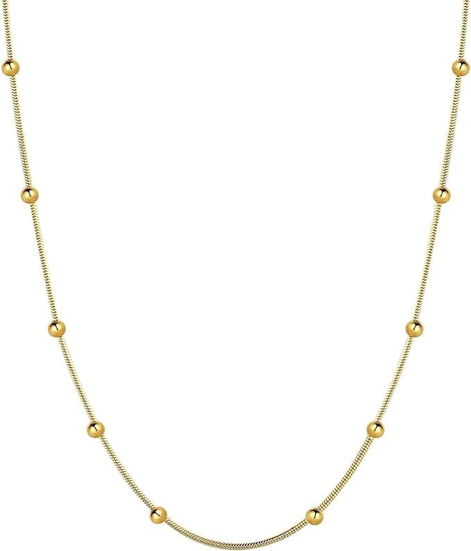 Kübik Zirkon Gerdanlık Kolye Şeffaf Baget Kesim Kristal Köpüklü Taslar, Hipoalerjenik, Altın Kaplama Tenis Kolye, Kadınlar için Tıknaz Ataç Bağlantısı Küba Gerdanlık Kolye Zarif Takı Hediyeler (Retro) - Görsel 1