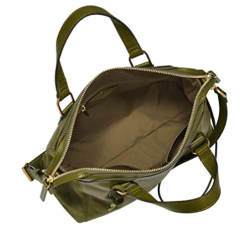 Fossil - Cueros JACQUELINE Satchel Verde Para Mujer ZB1572376