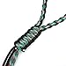 lonuo Outdoor Hunting Duck Lanyard Hunting Collar Outdoor Hunting Accessories Whistle Strap (Black + Camouflage Green)