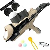 雪玉メーカー 雪玉 ランチャー 雪玉発射 雪玉製造機 スノーボールメーカー 雪合戦 雪のおもちゃ 雪遊び 玩具 雪を投げる雪玉ランチャー 道具 冬 屋外 親子 ゲーム 子供 おもちゃ クリスマス (ピクチャーカラー)