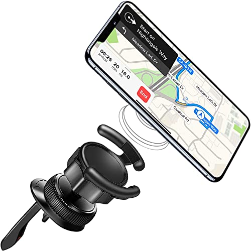 Pkyaa Socket Grip Car Phone Holder, Modern Design Fits Most Air Vent, Adjustable Air Vent Stand Car Phone Mount For Gps Navigation, 360° Rotating Head, Perfect For Expanding Stand And Grip Users #TOP6