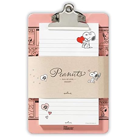 Amazon ホールマーク クリップボード スヌーピー ピンク クリップファイル ボード 文房具 オフィス用品
