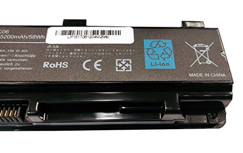 Ghu New Battery 58 Wh Replacement For Pa5024U-1Brs Pa5025U-1Brs Pa5026U-1Brs Pabas259 Pabas260 Compatible With Satellite C875 C855 C855D L855 L875 M840 P875 P845 P855 P875 S855 Pabas261 Pa5027U-1Brs #TOP4