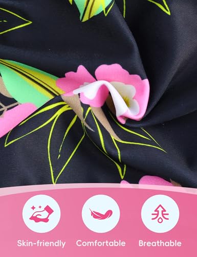 Image of Girls Swimsuit Bikini Set 2 Piece Quick Dry Ruffle Bathing Suit Teens Swimwear with Spaghetti Strap
