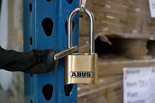 Abus 180/50 Solid Brass Combination Padlock, Long Stainless Steel Shackle (2-1/2") #TOP5