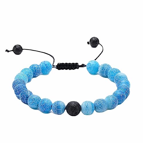 Bracelet élastique en pierre naturelle 8mm : confort réglable fait main sans rupture