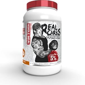 5% Nutrition Rich Piana Real Carbs + Protein | Clean Mass Gainer Protein Powder | Real Food Carbohydrate Fuel for Pre…