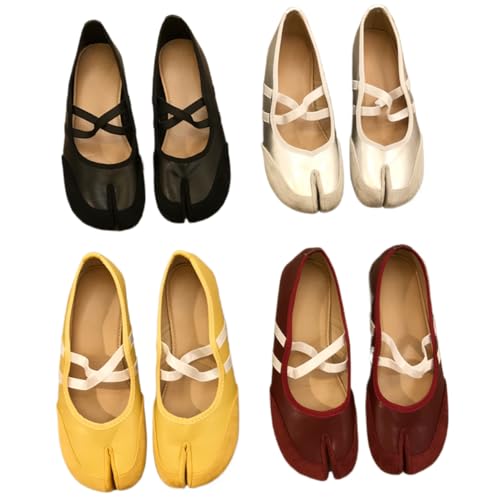 Tabby Shoes, Tabi Shoes, Split Toe Tabis Tabbies, Casual Comfy Breathable Cute Y2K Fashion Trendy Elegant Dressy, Business Summer Fall Vacation, Back to School